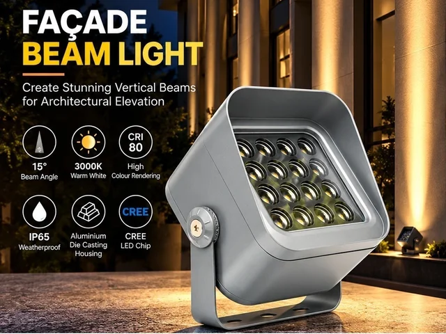 APRA/JSL YCD038-IMP 54W LED Facade Beam Light for Buildings | JSL Lights - 54W