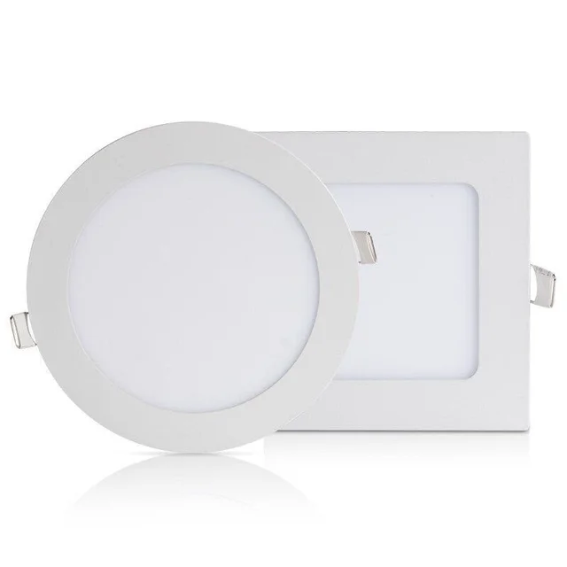 JSL LIGHTS AP078 Slim Metal Body Panel Light 8W–30W Round & Square for Home - Neutral White, Square, 8W