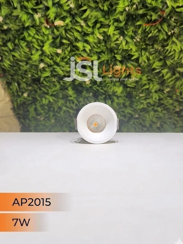 APRA 2015 Deep Recessed COB Downlight | Black & White Body, CRI 80, 130 Lumens/Watt, 2 Year Warranty (Copy) - 7W, 4000K, White