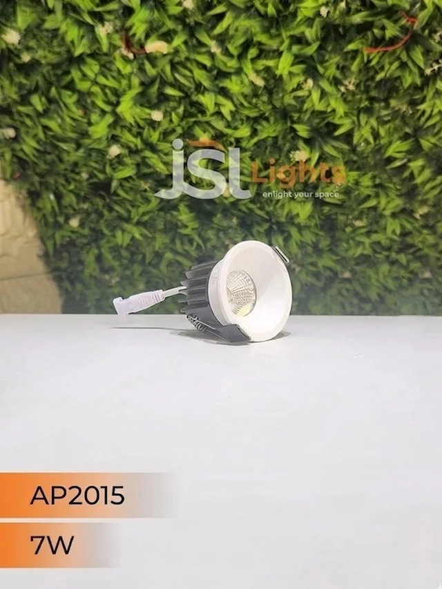 APRA 2015 Deep Recessed COB Downlight | Black & White Body, CRI 80, 130 Lumens/Watt, 2 Year Warranty (Copy) - 7W, 4000K, White