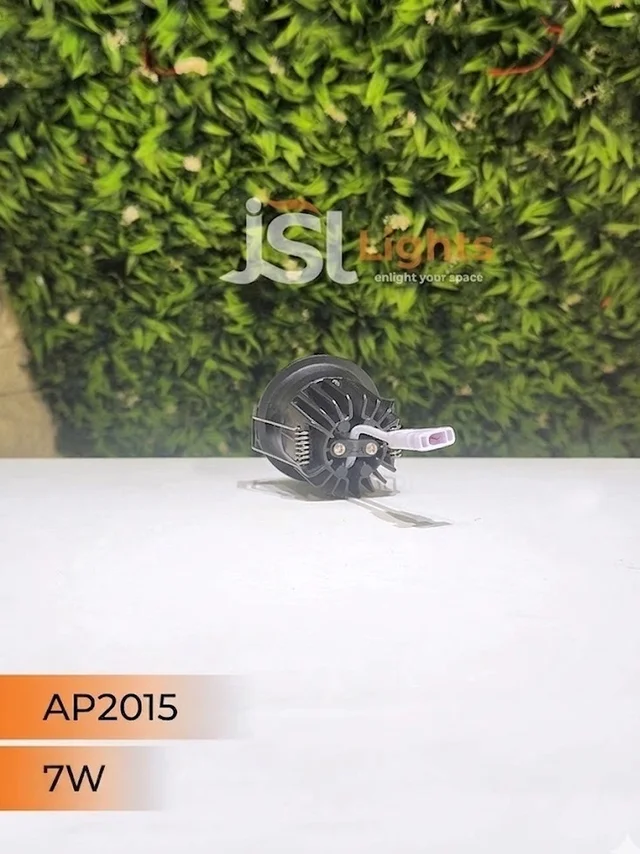 APRA 2015 Deep Recessed COB Downlight | Black & White Body, CRI 80, 130 Lumens/Watt, 2 Year Warranty - 7W, 4000K, Black