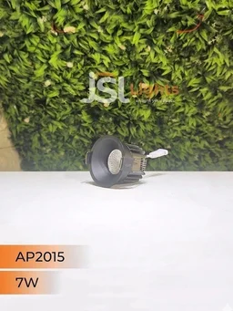 APRA 2015 Deep Recessed COB Downlight | Black & White Body, CRI 80, 130 Lumens/Watt, 2 Year Warranty - 7W, 4000K, Black
