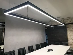 JSL LIGHT LED Office Hanging Light 1200×600mm for Conference Table & Commercial Office Lighting with Fulham Driver, Branded LED & 2-Year Warranty | JSL Lights