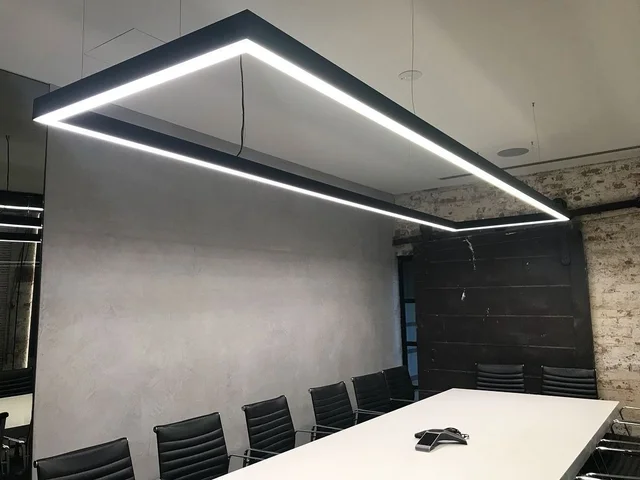 JSL LIGHT LED Office Hanging Light 1200×600mm for Conference Table & Commercial Office Lighting with Fulham Driver, Branded LED & 2-Year Warranty | JSL Lights