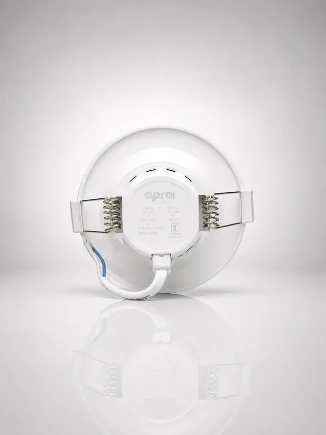 AP306 3W Recessed Mini COB Downlight - Warm White Full White Finish Ceiling Spotlight - 3k