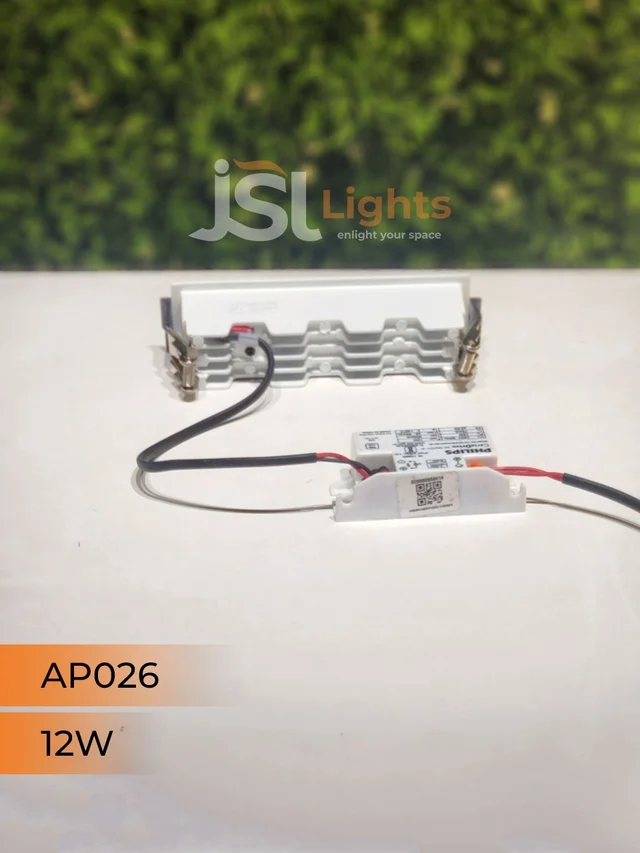 APRA AP 026 12W White Rose Gold Linear Recessed COB Light - 12W, 4000K
