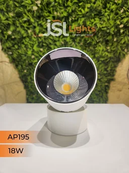 AP195 18W Adjustable Surface Cylindrical Light - 18W, 4000K, White