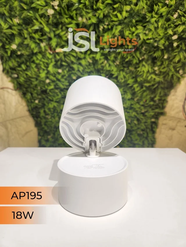 AP195 18W Adjustable Surface Cylindrical Light - 18W, 4000K, White