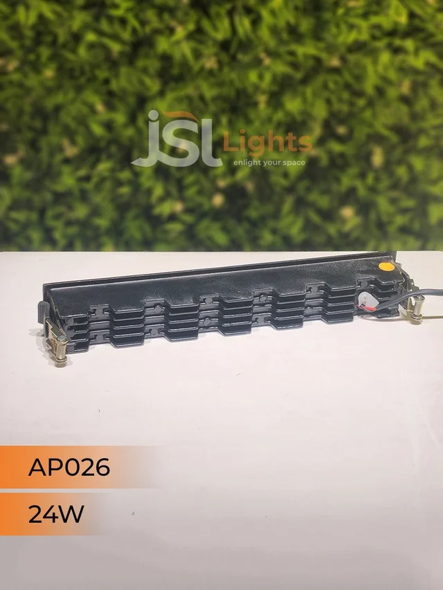 APRA AP 026 24W Black Rose Gold Linear Recessed COB Light - 24W, 4000K