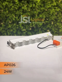 APRA AP 026 24W White Rose Gold Linear Recessed COB Light - 24W, 4000K
