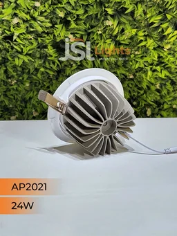 APRA AP2021 24W White Recessed COB Spotlight - 24W, 3000K