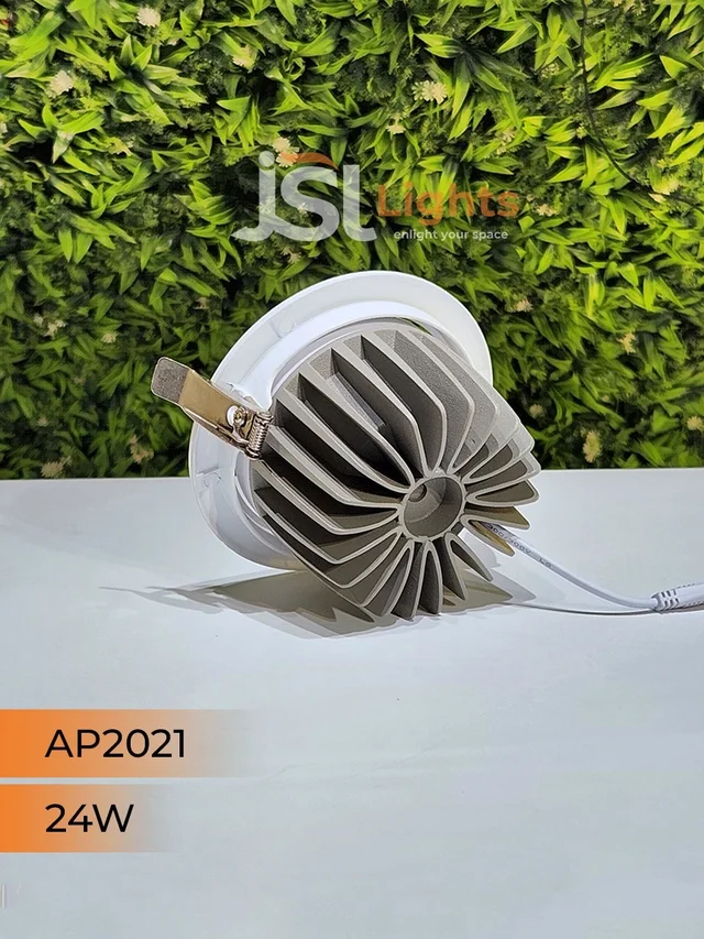 APRA AP2021 24W White Recessed COB Spotlight - 24W, 3000K