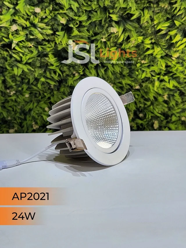 APRA AP2021 24W White Recessed COB Spotlight - 24W, 4000K