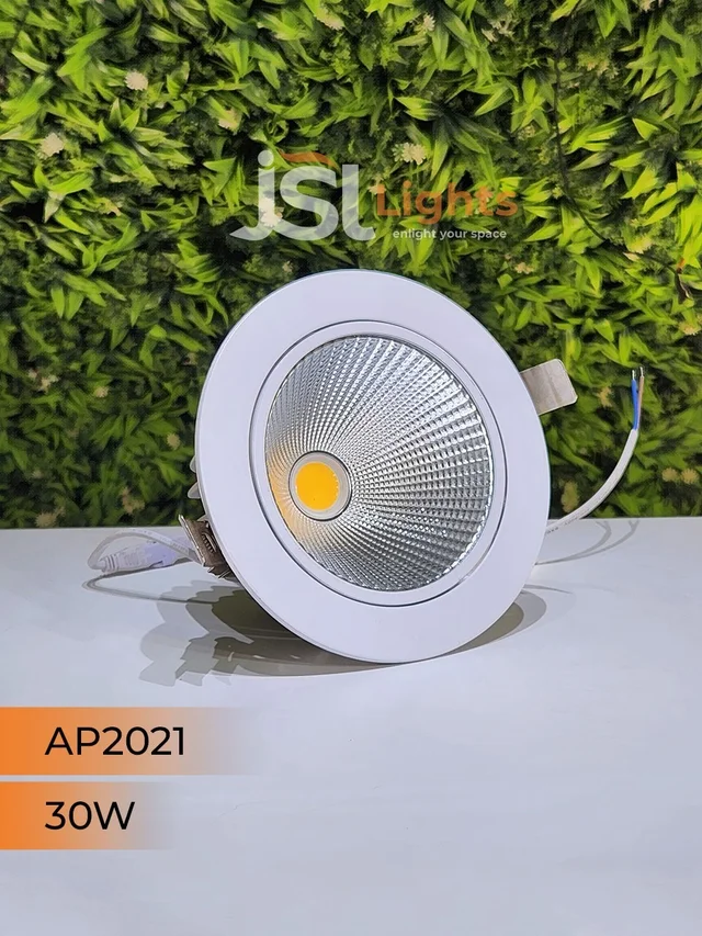 APRA AP2021 30W White Recessed COB Spotlight - 30W, 4000K