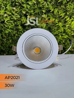 APRA AP2021 30W White Recessed COB Spotlight - 30W, 4000K