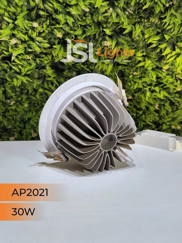 APRA AP2021 30W White Recessed COB Spotlight - 30W, 4000K