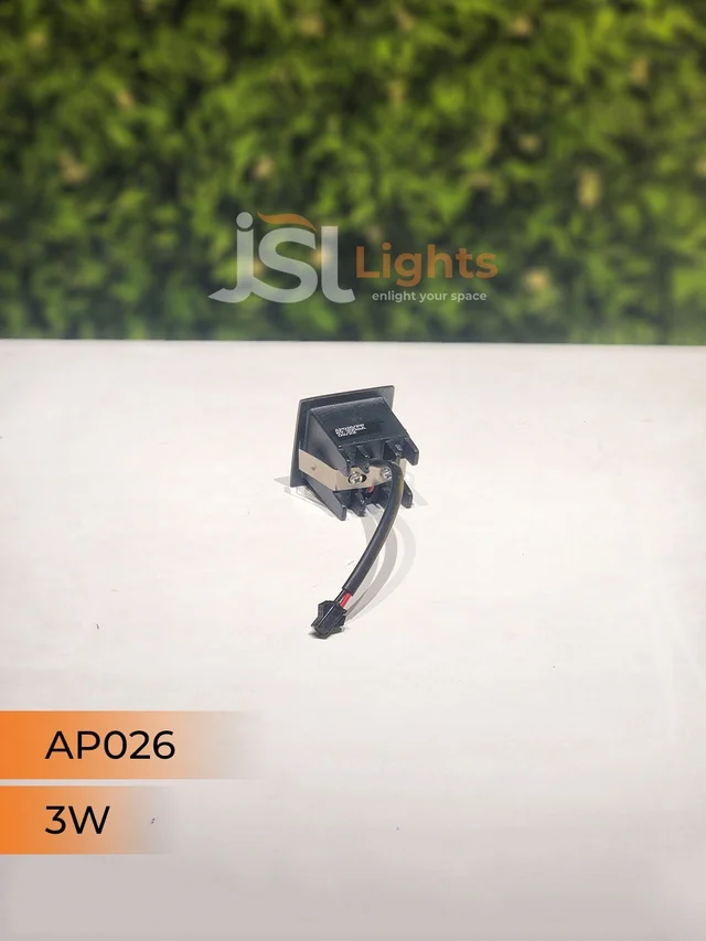 APRA AP 026 3W Black Rose Gold Linear Recessed COB Light - 3W, 3000K