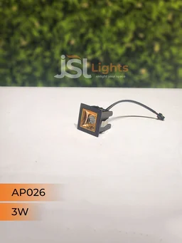 APRA AP 026 3W Black Rose Gold Linear Recessed COB Light - 3W, 3000K