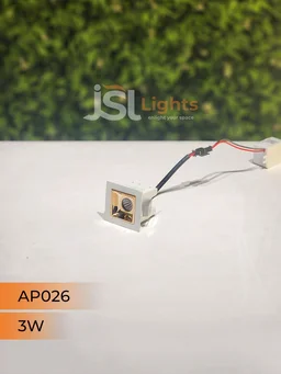 APRA AP 026 3W White Rose Gold Linear Recessed COB Light - 3W, 3000K