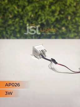 APRA AP 026 3W White Rose Gold Linear Recessed COB Light - 3W, 3000K