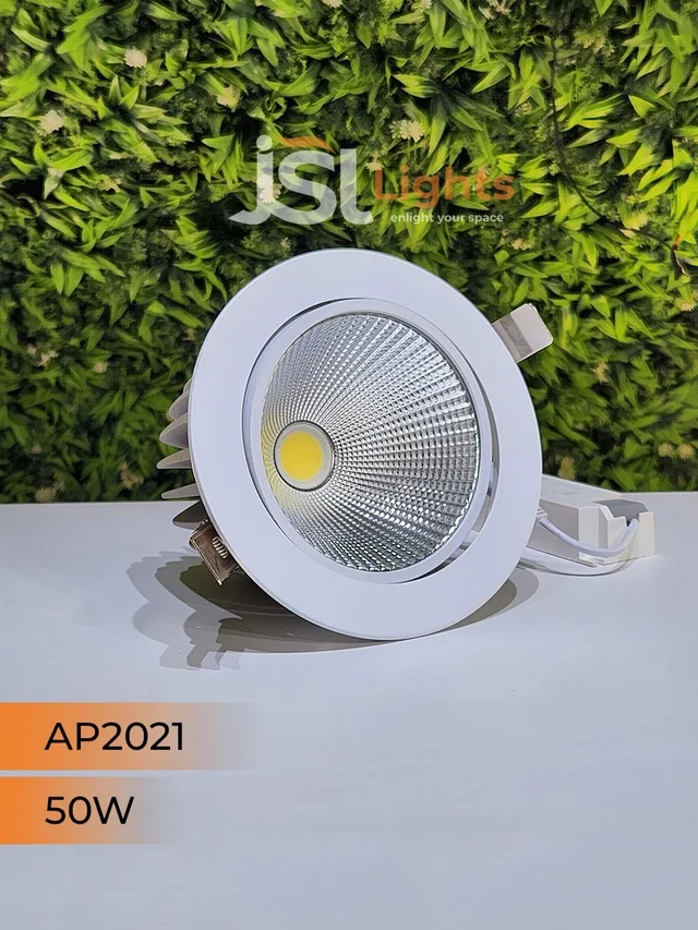 APRA AP2021 50W White Recessed COB Spotlight - 50W, 4000K