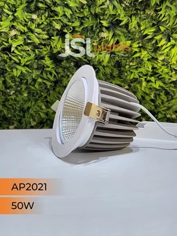 APRA AP2021 50W White Recessed COB Spotlight - 50W, 3000K