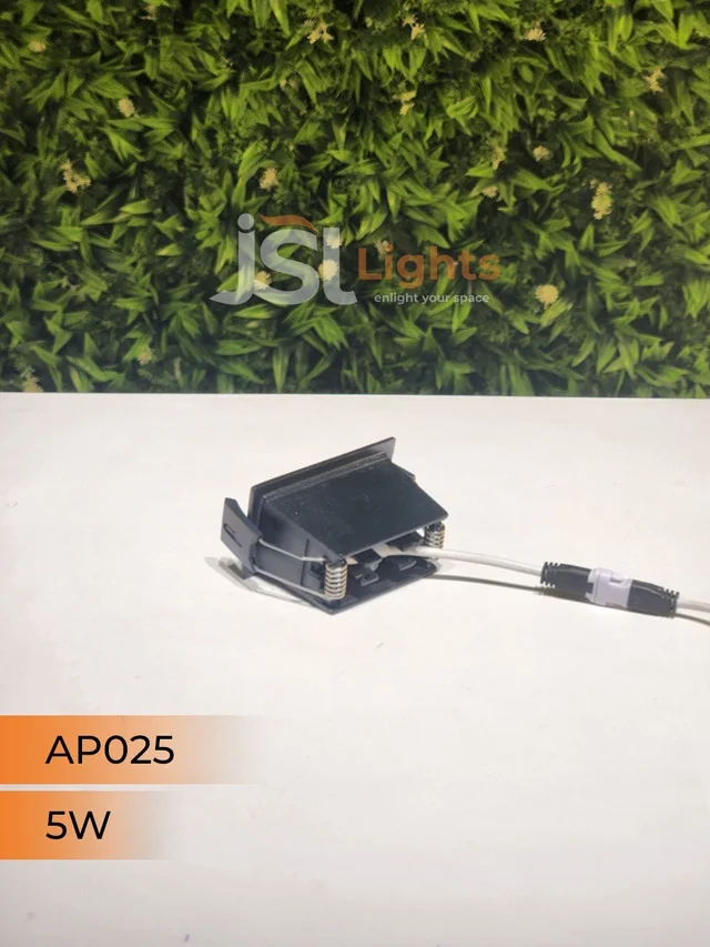 APRA AP 025 5W Black Linear Recessed COB Spotlight - 5W, 4000K