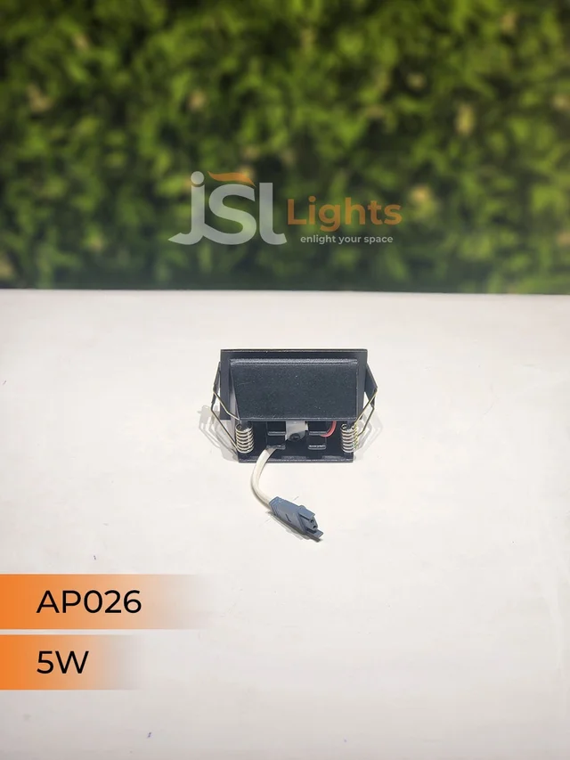 APRA AP 026 5W Black Rose Gold Linear Recessed COB Light - 5W, 4000K