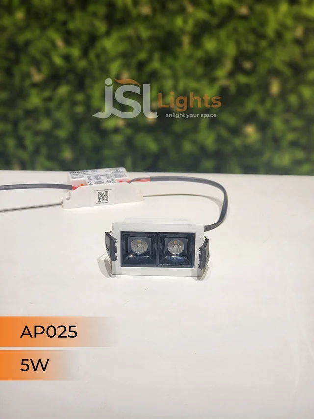 APRA AP 025 5W White Linear Recessed COB Spotlight - 5W, 3000K