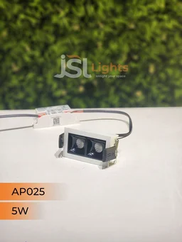 APRA AP 025 5W White Linear Recessed COB Spotlight - 5W, 3000K