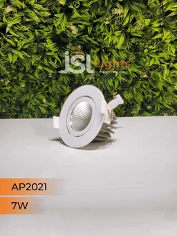 APRA AP2021 7W White Recessed COB Spotlight - 7W, 6000K