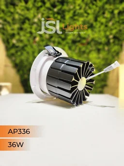 APRA AP 336 36W Round Deep Recessed COB Downlight - 36W, 4000K