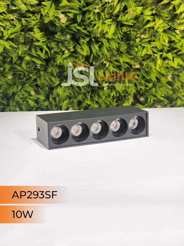 APRA AP293 10W White Linear Surface COB Spotlight - 3000K, Black