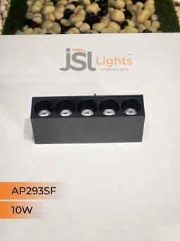 APRA AP293 10W White Linear Surface COB Spotlight - 4000K, Black