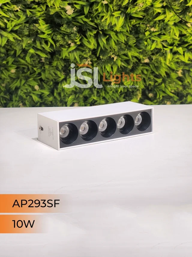 APRA AP293 10W White Linear Surface COB Spotlight - 4000K, White