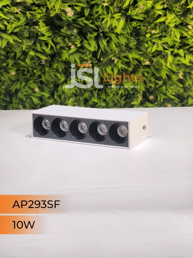 APRA AP293 10W White Linear Surface COB Spotlight - 4000K, White