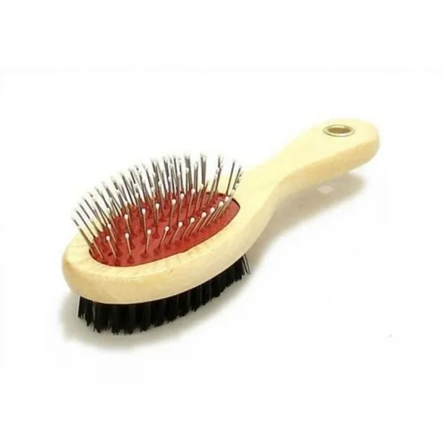 Jivanpetking Dog Brush Pin And Soft Brush Small - small, RED& BLACK