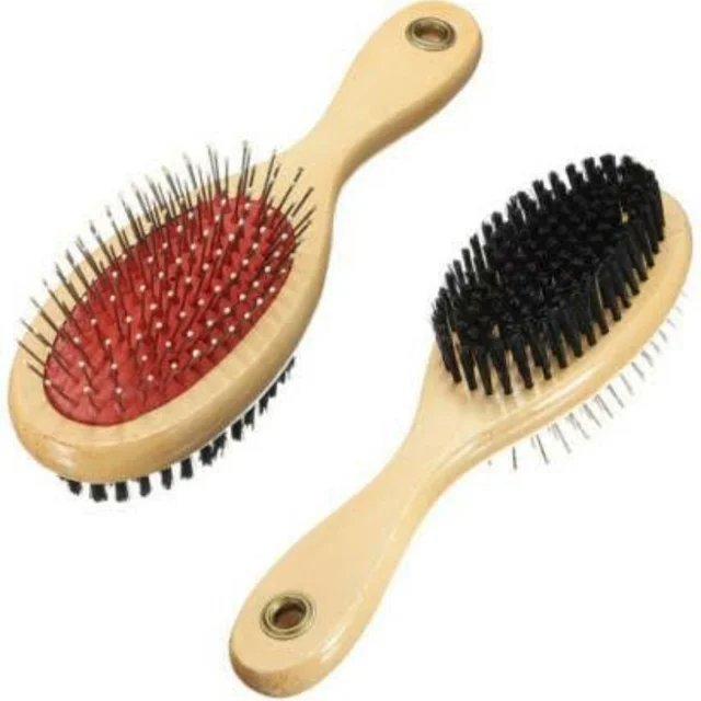 Jivanpetking Dog Brush Pin And Soft Brush Small - small, RED& BLACK