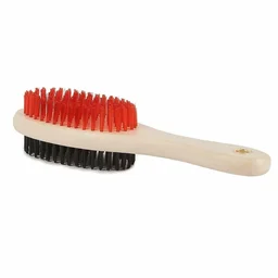 Jivanpetking Dog Brush Soft Brush Medium - MEDIUM, RED AND BLACK