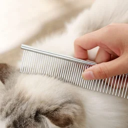 Jivanpetking Dog Steel Comb - SILVER