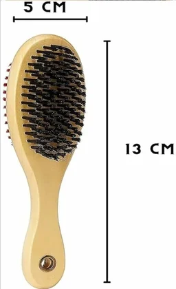 Jivanpetking Pet Double Sided Soft Brush Comb large - LARGE, MULTI COLOUR