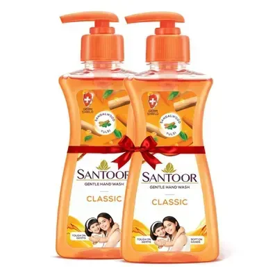 Santoor Classic Gentle Handwash 200ml (Buy 1 Get 1 Free)