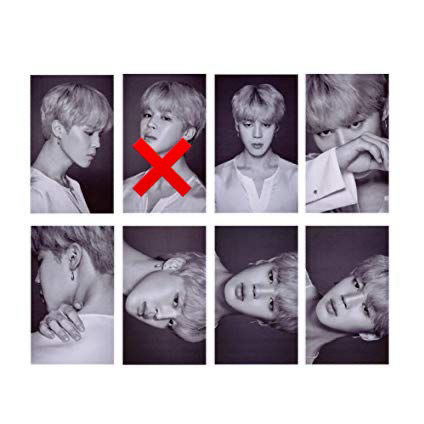 Jimin Wings Face Photo Collection