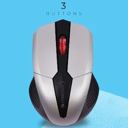 Zebronics ZEBRONICS Zeb-Race Wireless Ambidextrous
Optical Mouse (2.4GHz Wireless, Black) - Black