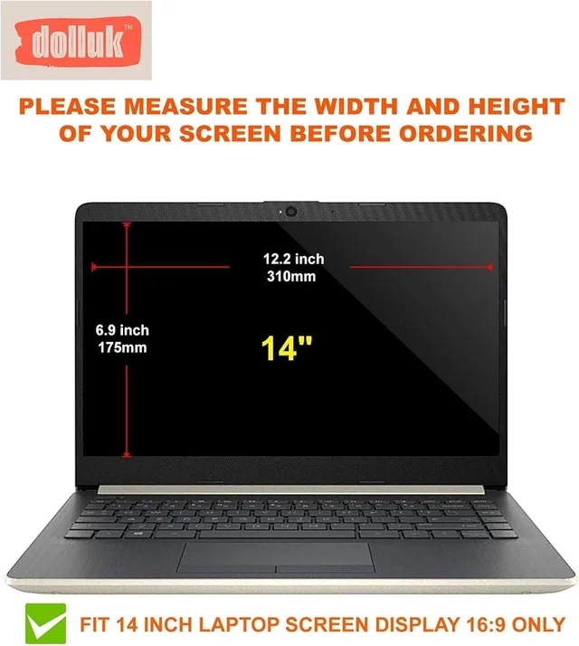 14.0‑inch Anti‑Glare & Scratch Resistant Screen Protector
