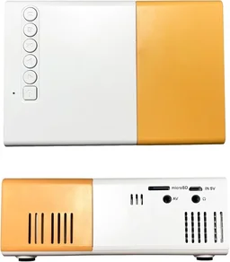 Portable Mini LED Projector | 720p HD Micro Theater Projector with Inbuilt Speaker & Mobile Screen Cast Support - White
