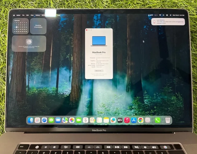 ( Refurbished ) Apple MacBook Pro 16-inch (A2141) | Intel Core i9 (8-Core) | 32GB RAM | 512GB SSD | Touch Bar & Touch ID | macOS 26 | A+ Condition - Space Gray - 16 inch, Gray