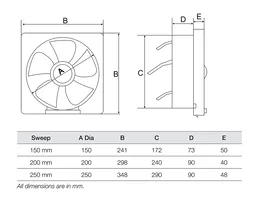 Havells Ventil Air DX 250mm Exhaust Fan | Strong Air Suction, Rust Proof Body and Dust Protection Shutters |Suitable for Bathroom, Kitchen, and Office| Warranty: 2 Years | (Pack of 1, White)