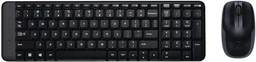 Logitech MK220 Mouse & Keyboard Combo Wireless Standard Laptop Keyboard Compatible with Desktop, Laptop, Mac stand support,multimedia_keys,MK220 Mouse & Keyboard Combo (Black)