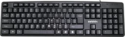 Zebion K500 USB Keyboard, Rugged Heavy-Duty Body, Tested with Over 5 Million Keystrokes,Clicky-Touch Feel, Ergonomic Design Comes with 102 Keys Including Rupee Key (Black)